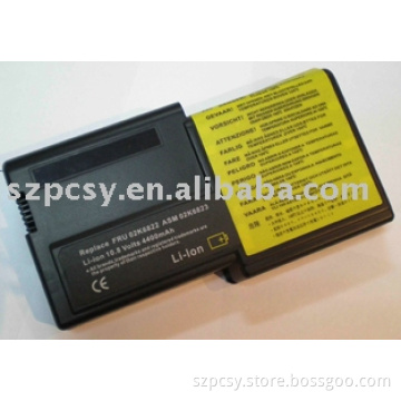 Replacement laptop battery for IBM ThinkPad R30
